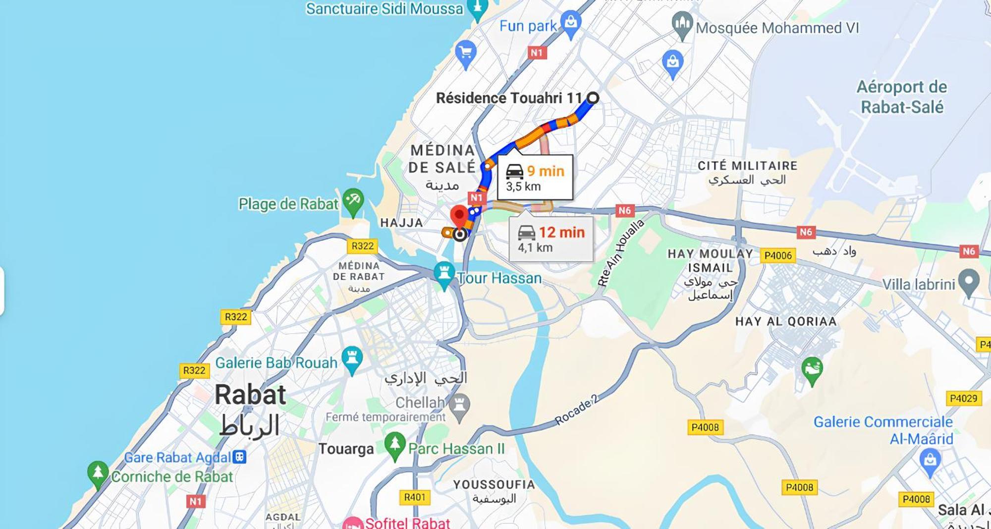Confort Et Piscine, A 5 Min De Rabat Et Aeroport Salé Eksteriør billede